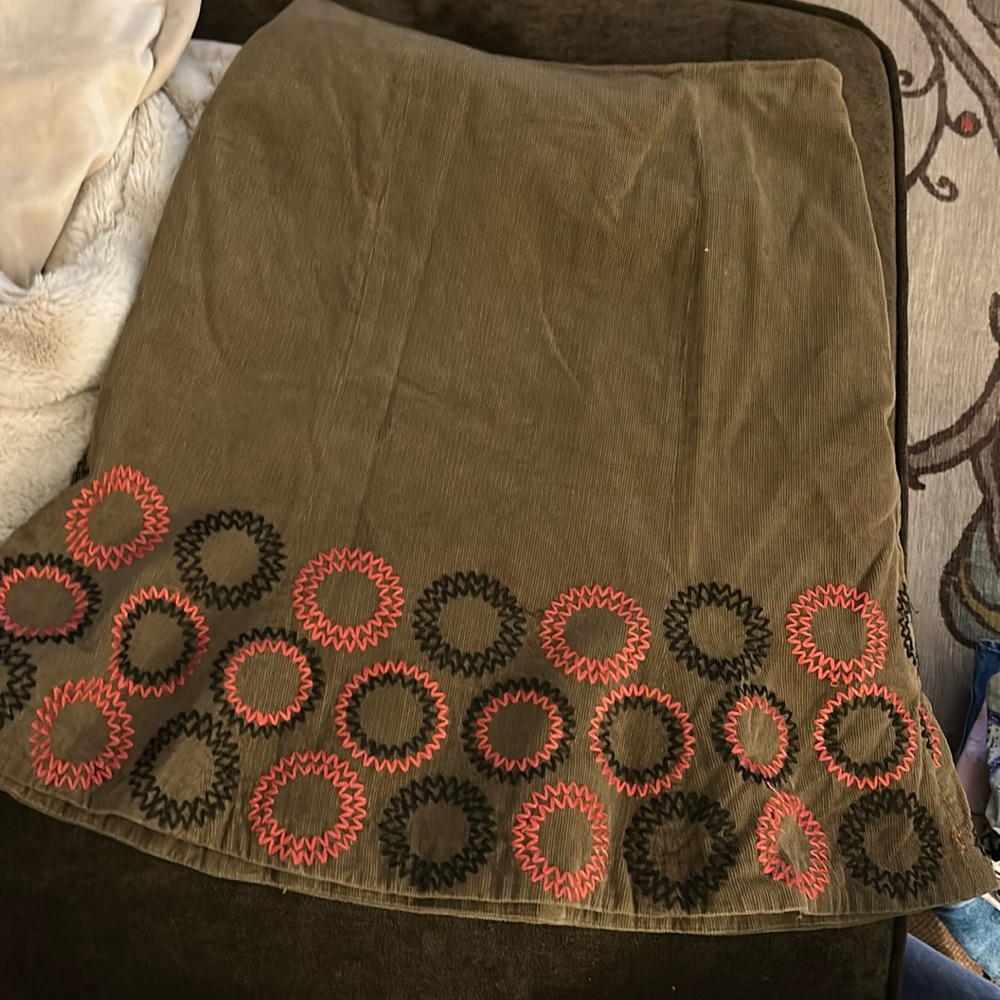 Boden Corduroy Aline skirt
